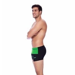Sunga Masculina Boxer Color Block - Foto 1