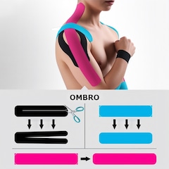 Bandagem Elástica Gold Sports Adesiva Neuromuscular - Foto 6