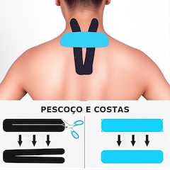 Bandagem Elástica Gold Sports Adesiva Neuromuscular - Foto 6