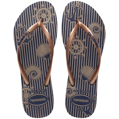 Chinelo Havaianas Slim Nautical Feminino - Foto 1