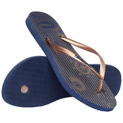 Chinelo Havaianas Slim Nautical Feminino - Foto 4