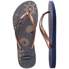 Chinelo Havaianas Slim Nautical Feminino - Foto 5