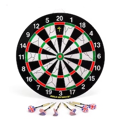 Jogo Dardo Gold Sports 17" Pro c/6 setas 18g - Foto 1