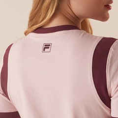 Blusa Fila Ribbed Letter Retro Feminina - Foto 5