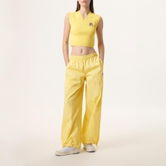 Calça Fila Hailey Bieber Crinkle Pants Feminina - Foto 5