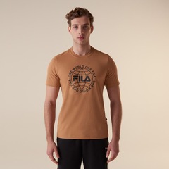 Camiseta Fila One World Letter Masculina - Foto 1