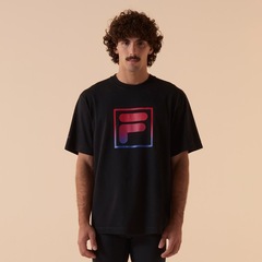 Camiseta Fila Over Cotton Union Racer Masculina - Foto 1