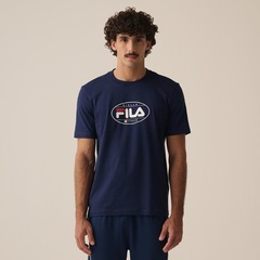 Camiseta Fila Regular Biella Italia Masculina - Foto 1
