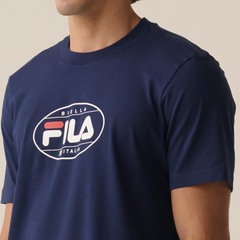 Camiseta Fila Regular Biella Italia Masculina - Foto 4