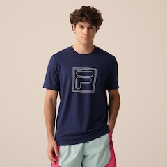 Camiseta Fila Regular Classic Outline Masculina - Foto 1