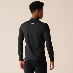 Camiseta Manga Longa Fila Half Zipper Adaptable Future Sports Masculina - Foto 2