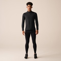 Camiseta Manga Longa Fila Half Zipper Adaptable Future Sports Masculina - Foto 3
