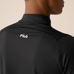 Camiseta Manga Longa Fila Half Zipper Adaptable Future Sports Masculina - Foto 5