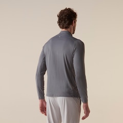 Camiseta Manga Longa Fila Half Zipper Adaptable Future Sports Masculina - Foto 2