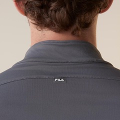 Camiseta Manga Longa Fila Half Zipper Adaptable Future Sports Masculina - Foto 5