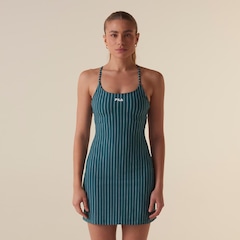 Vestido Fila Future Sports Pinstripes Flow Adulto - Foto 3