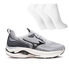 Tênis Masculino Mizuno Wave Zest 2 + 3 Pares de Meias - Foto 1