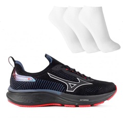 Tênis Masculino Mizuno Cool Ride 3 + 3 Pares de Meias - Foto 1