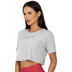 Blusa Cropped Run More Sport Club Feminina - Foto 2