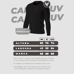 Kit 2 Camisa Térmica Masculina Manga Longa com Proteção UPF50 Performance Wear - Foto 6