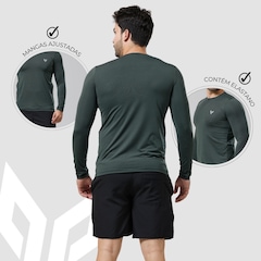 Kit 2 Camisa Térmica Masculina Manga Longa com Proteção UPF50 Performance Wear - Foto 4