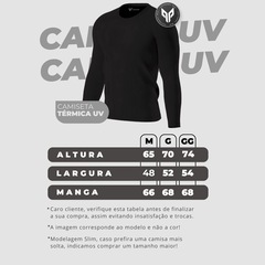 Kit 2 Camisa Térmica Masculina Manga Longa com Proteção UPF50 Performance Wear - Foto 6