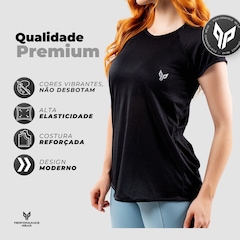 Camiseta Dry Fit Feminina Academia Básica Performance Wear - Foto 3