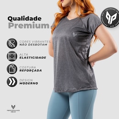 Camiseta Dry Fit Feminina Academia Básica Performance Wear - Foto 3