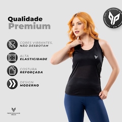 Camiseta Regata Feminina Academia Dry Fit Blusa Fitness Performance Wear - Foto 3