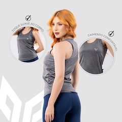 Camiseta Regata Feminina Academia Dry Fit Blusa Fitness Performance Wear - Foto 4