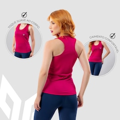 Camiseta Regata Feminina Academia Dry Fit Blusa Fitness Performance Wear - Foto 4