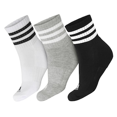 Meia Adidas Cano Baixo Cushioned Sportswear 38 ao 40 - Pack com 3 Pares - Foto 1