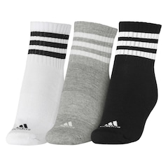 Meia Adidas Cano Baixo Cushioned Sportswear 41 ao 43 - Pack com 3 Pares - Foto 3