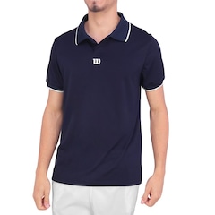 Camisa Polo Wilson Tour Pique Marinho - Foto 1
