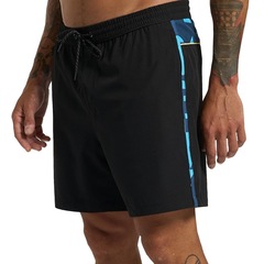 Bermuda Hurley Volley Half Letters SM26 Masculina - Foto 3