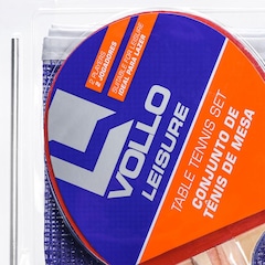 Kit de Tênis de Mesa Vollo VT710 com 2 Raquetes e 3 Bolinhas Rede e Suporte - Foto 2