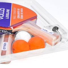 Kit de Tênis de Mesa Vollo VT710 com 2 Raquetes e 3 Bolinhas Rede e Suporte - Foto 4