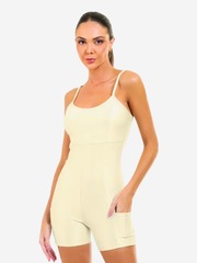 Macaquinho Bolso Canelado Manly Feminino - Foto 4