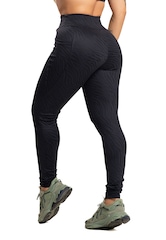Calça Legging Mvb Modas Bolsos Cintura Alta Feminina - Foto 2