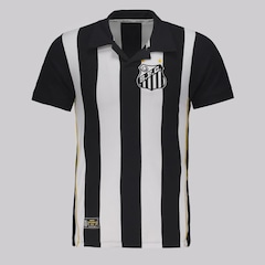 Camiseta Do Santos Retrô 2010 Listrada Masculina FutFanatics - Foto 1