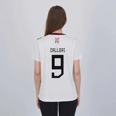 Camiseta São Paulo Calleri 9 Amago Feminina FutFanatics - Foto 1