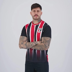 Camiseta São Paulo Calleri 9 Romper Masculina FutFanatics - Foto 4