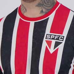 Camiseta São Paulo Calleri 9 Romper Masculina FutFanatics - Foto 5