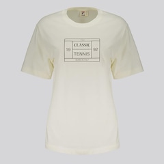 Camiseta Fila Over Classic Tennis Feminina - Foto 1