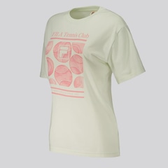 Camiseta Fila Oversized Letter Graphic Feminina - Foto 2