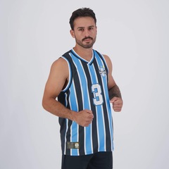 Camiseta Regata Grêmio Basket Tricolor Masculina FutFanatics - Foto 2