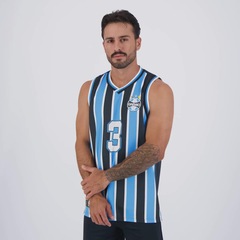 Camiseta Regata Grêmio Basket Tricolor Masculina FutFanatics - Foto 3