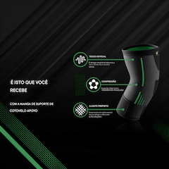 Cotoveleira Elástica Gold Sports 3D Premium Compressão Com Bandagem Ajustável - 1 unidade - Foto 5
