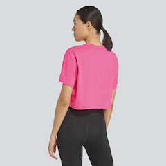 Camiseta Cropped adidas Essentials Feminina - Foto 2
