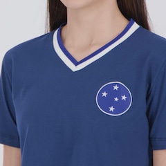 Camiseta Cropped Cruzeiro Clube FutFanatics Feminina - Foto 5